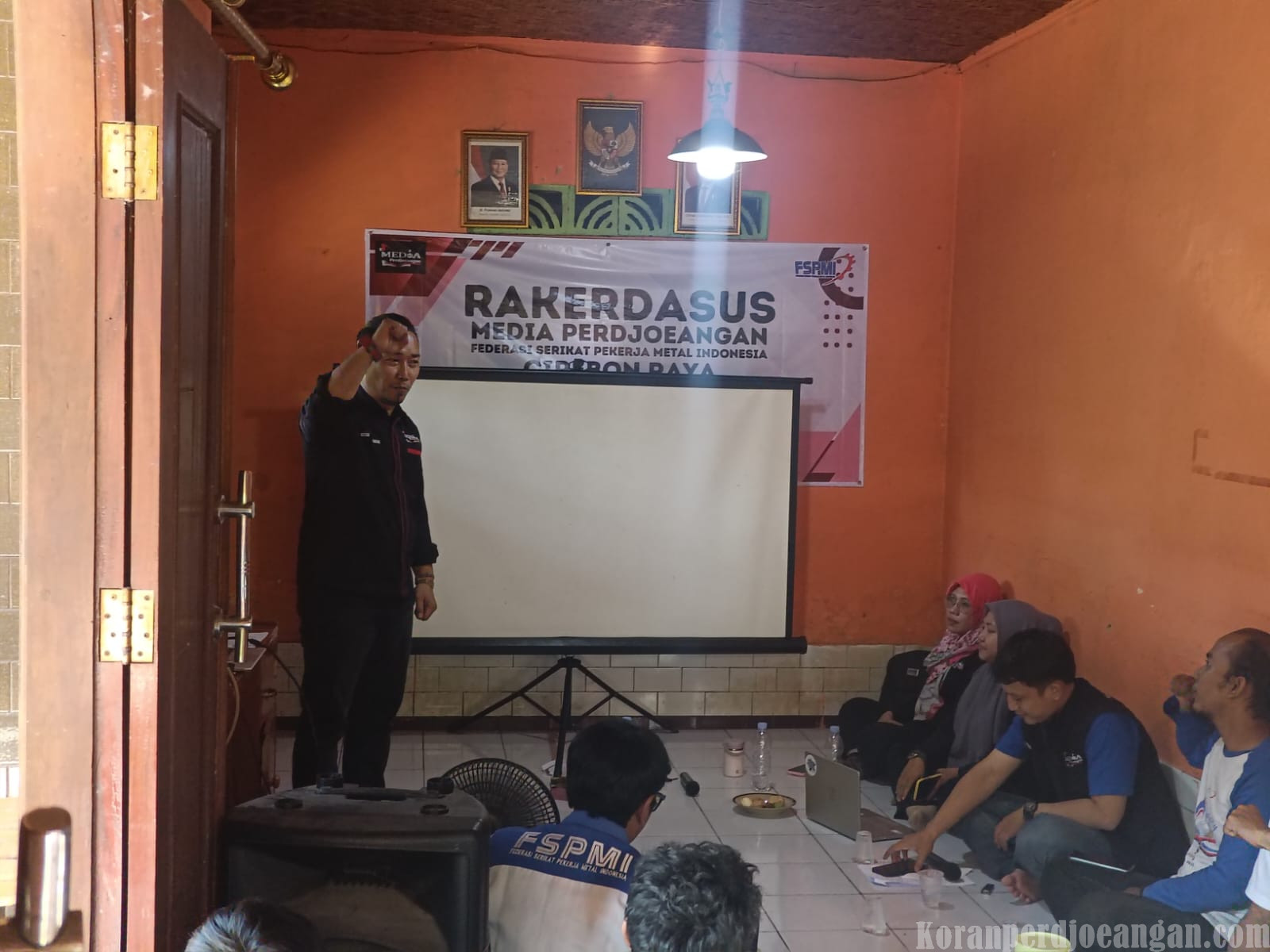 Koordinator Liputan Nasional Media Perdjoeangan Dalam Rakerdasus Tegaskan Media Harus Beradaptasi dan Memahami Posisi sebagai Pilar Organisasi