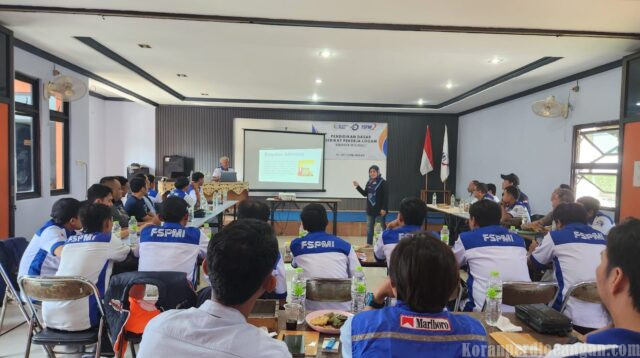 Cetak Kader Buruh yang Paham Hak dan Perjuangan Serikat, PC SPLP FSPMI Bekasi Gelar Pendidikan Dasar