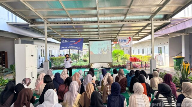Edukasi GBVH Dikemas Interaktif, PUK SPEE FSPMI PT Omron Bekali Anggota dengan Keterampilan Kreatif