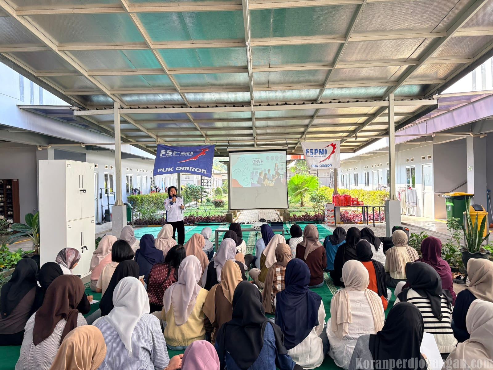 Edukasi GBVH Dikemas Interaktif, PUK SPEE FSPMI PT Omron Bekali Anggota dengan Keterampilan Kreatif