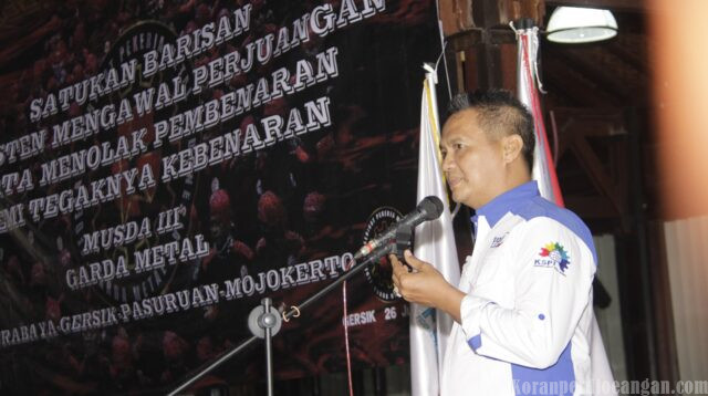 DPW FSPMI Jatim: Garda Metal Harus Jadi Penggerak Penguatan Organisasi dan Perjuangan Buruh
