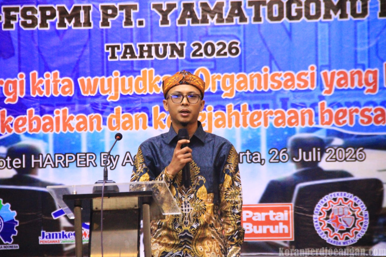 Bayu Nugraha Ajak Perkuat Solidaritas dalam MUSNIK VII PUK SPAMK FSPMI PT Yamatogomu Indonesia