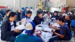 Matangkan Strategi Perjuangan Upah, PUK SPLP FSPMI PT IMN Gelar Diskusi Bersama PC SPLP FSPMI Karawang