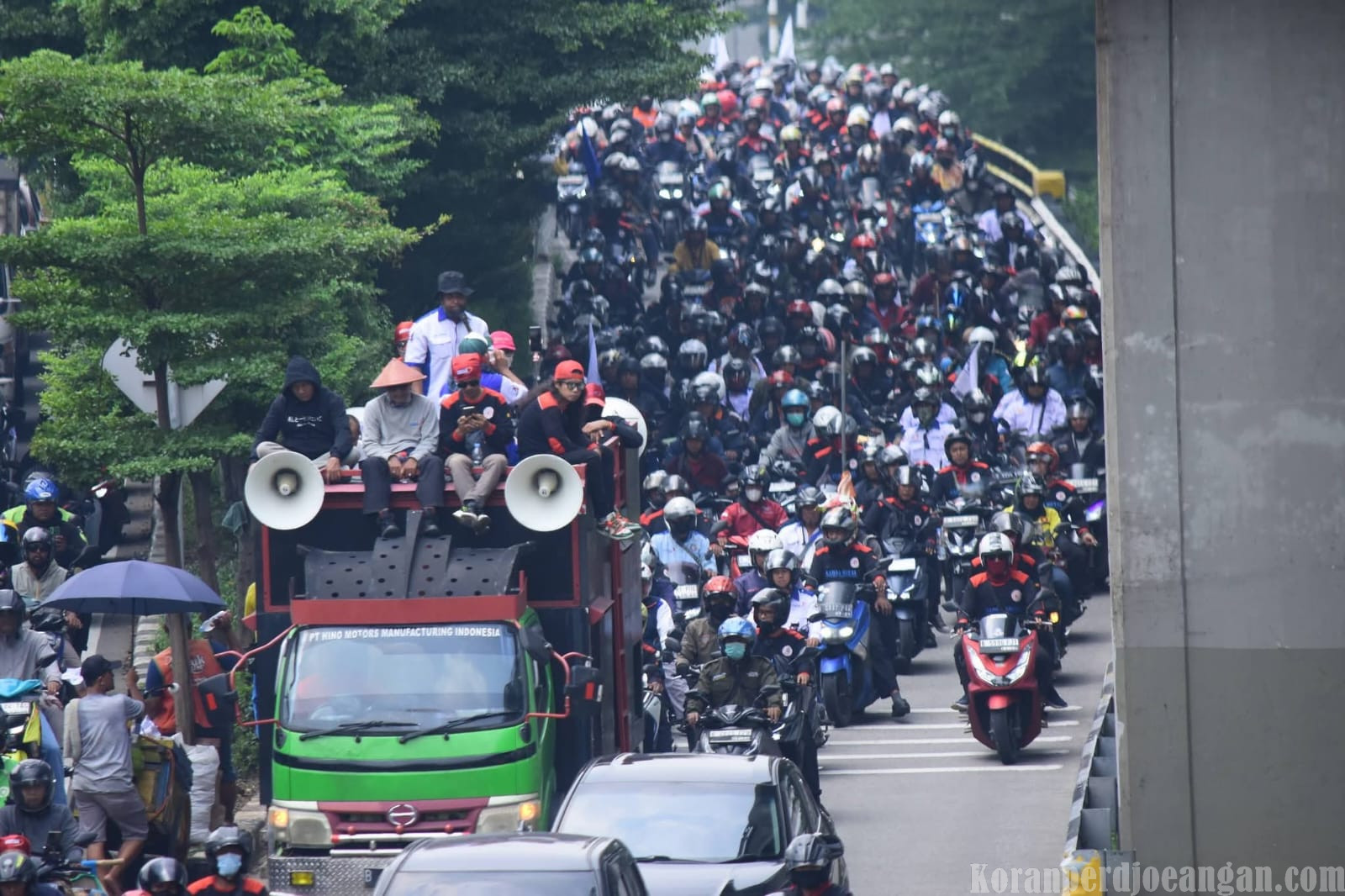 SIARAN PERS: DPW FSPMI JABAR AKSI KEMENDAGRI SERIKAT PEKERJA/BURUH JAWA BARAT TANGGAL 28 JULI 2026
