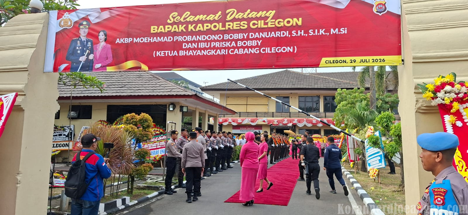 Sinergitas Buruh dan Kepolisian, FSPMI Menyambut Kapolres Kota Cilegon Yang Baru