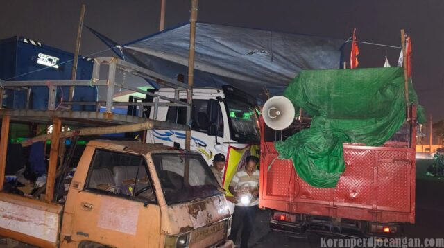 Tenda Mogok Kerja PT Royal Metal Perkasa Dibongkar Paksa