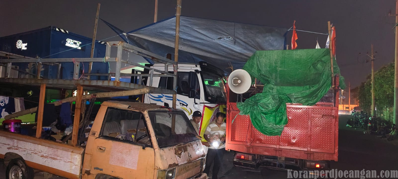 Tenda Mogok Kerja PT Royal Metal Perkasa Dibongkar Paksa