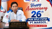 Anniversary ke-26, PUK SPLP FSPMI PT. Marsol Rayakan Berkomitmen Cetak Kader dan Perjuangkan Kesejahteraan Anggota