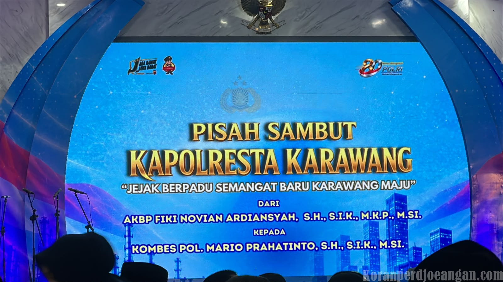 Jejak Berpadu, Semangat Baru: Ramli Hadiri Pisah Sambut Kapolresta Karawang