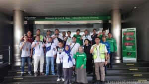 Jalin Silaturahmi, Pimpinan Cabang SPEE FSPMI Bekasi Kunjungi PT. Schneider Electronic Cikarang