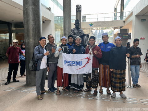 Napak Tilas Perjuangan, Jam’iyyah Khotmil Qur’an PUK SPAMK FSPMI PT ISEKI Indonesia Ziarah ke Makam Bung Karno