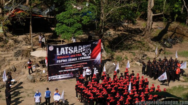 Pelantikan Anggota Garda Metal FSPMI Jawa Tengah: 82 Peserta Resmi Menjadi Anggota Garda Metal