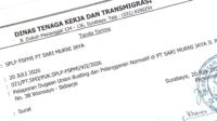 PUK SPLP FSPMI PT Sari Murni Jaya Laporkan Dugaan Union Busting dan Pelanggaran Ketenagakerjaan ke Disnaker Jatim