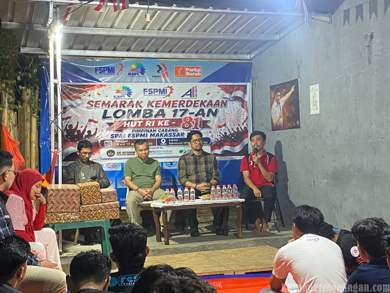 Semarak Kemerdekaan, Serikat Pekerja  Aneka Industri FSPMI Makassar Raya Gelar Lomba 17-an HUT RI Ke-81