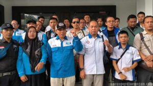 Konferensi Pers KSPI Usai Audiensi dengan DPRD Jabar