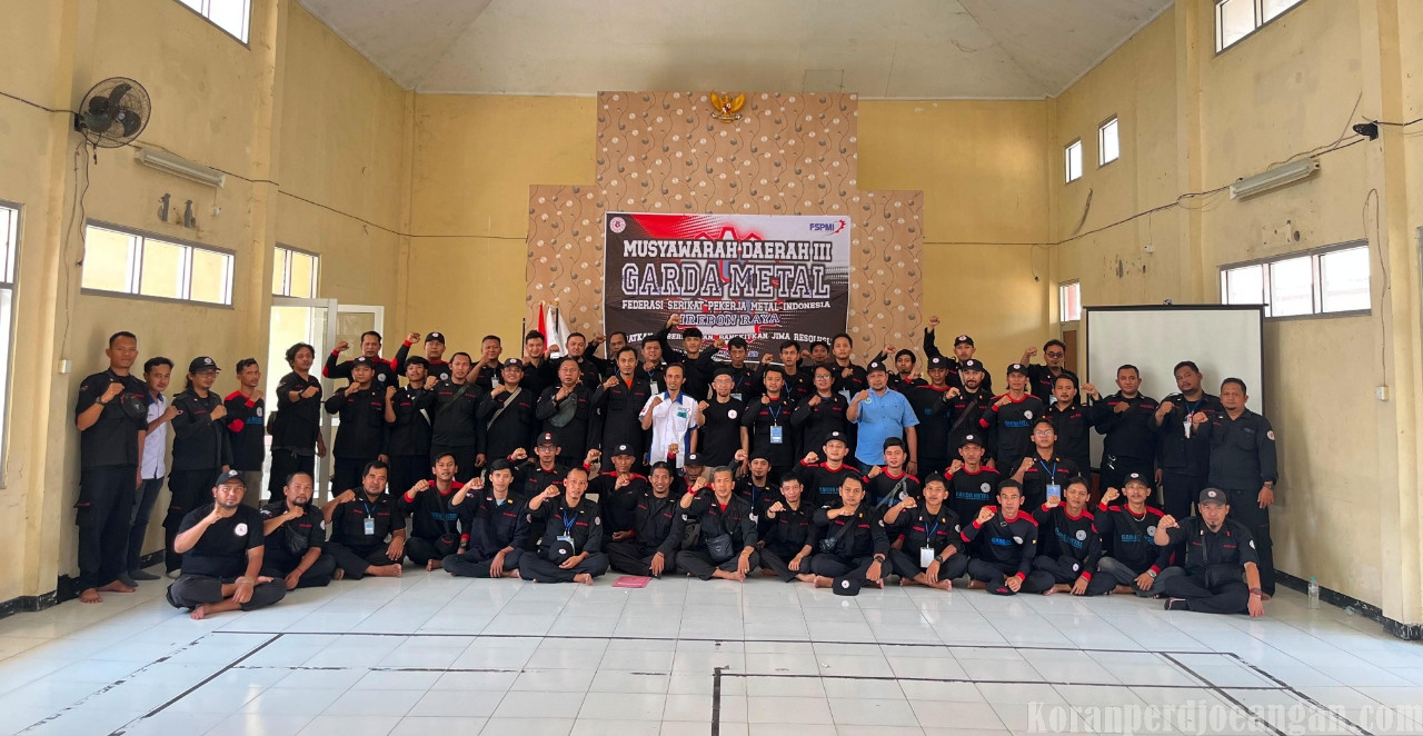 Terpilihnya Struktur Kepengurusan Baru Dalam Musyawarah Daerah III Garda Metal FSPMI Cirebon Raya