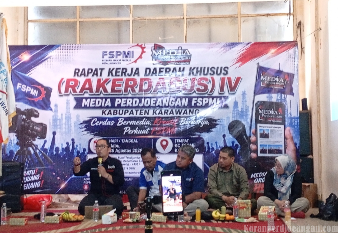 Media Perdjoeangan Karawang Gelar Rakerdasus IV