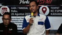 Ketua FSPMI Karawang Dorong Isu Outsourcing dan K3 Lebih Gencar Disuarakan Media Perdjoeangan Ketua FSPMI Karawang Dorong Isu Outsourcing dan K3 Lebih Gencar Disuarakan Media Perdjoeangan