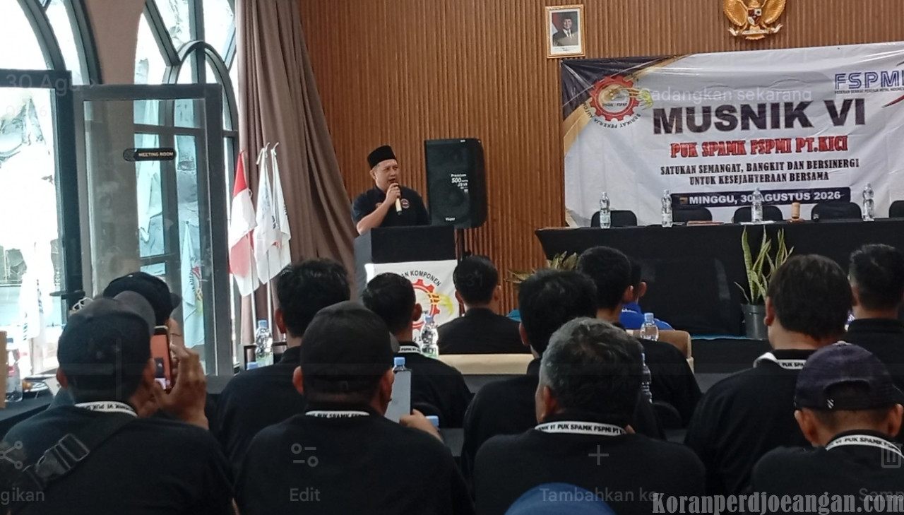 MUSNIK VI Serikat Pekerja FSPMI PT KICI Digelar, Usung Satukan Semangat Bangkit dan Bersinergi untuk Kesejahteraan Bersama