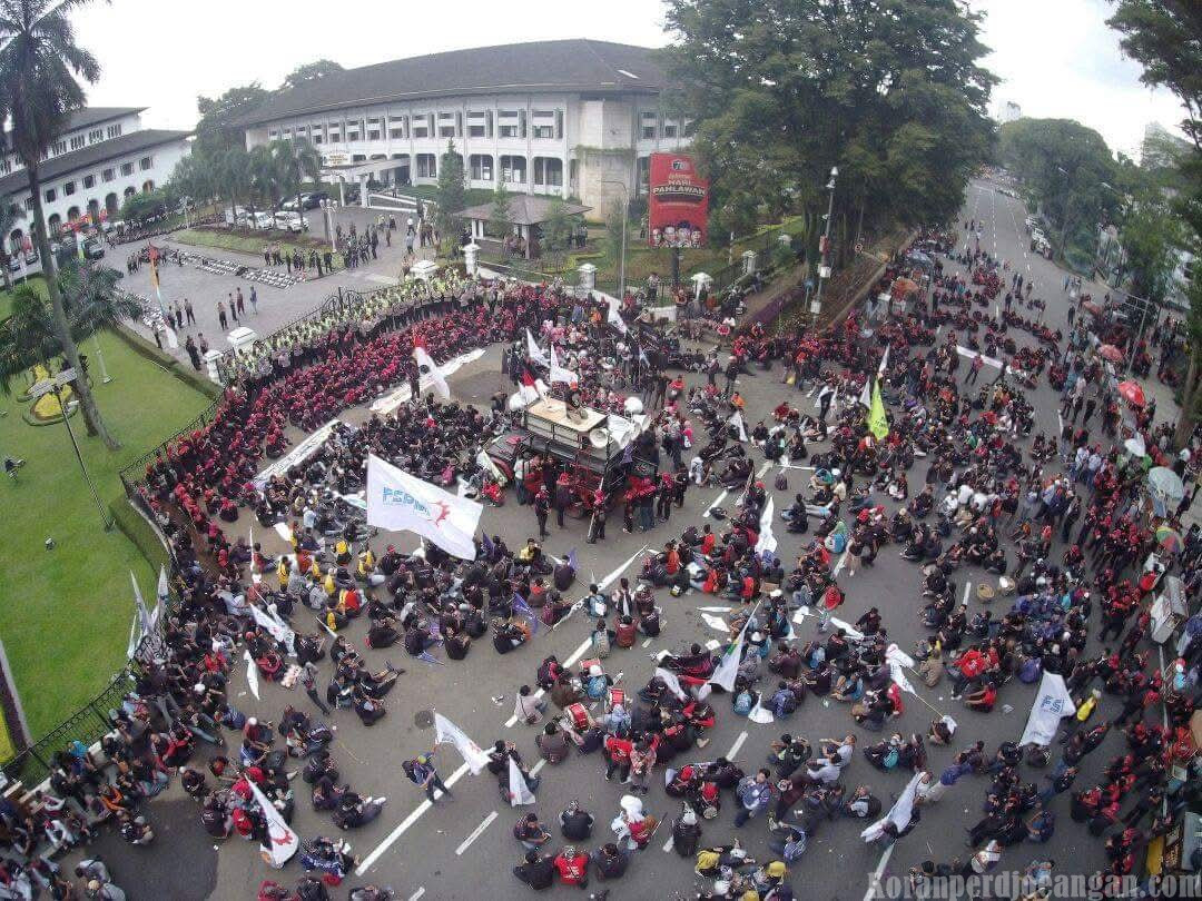 19 Agustus Buruh Jabar Aksi Unjuk Rasa, Ini Tuntutannya