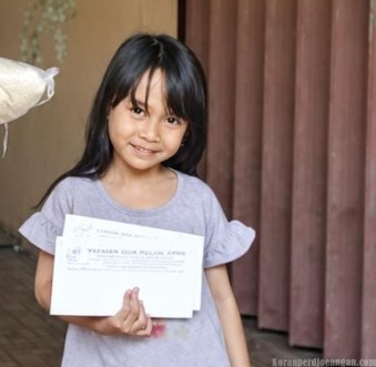 Santunan Rutin Bulanan Yayasan Dua Puluh April, Saatnya Kita Bersama Menjadi Donatur
