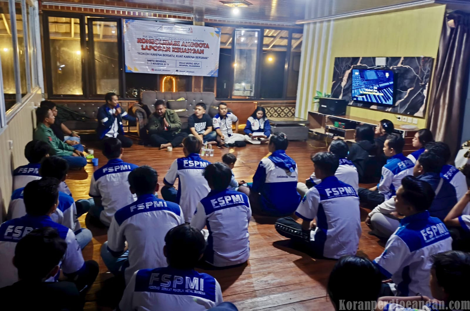 Gathering Organizing PUK SPAI FSPMI PT Shoetown Kasokandel Indonesia: Kokoh Karena Bersatu, Kuat Karena Bersama