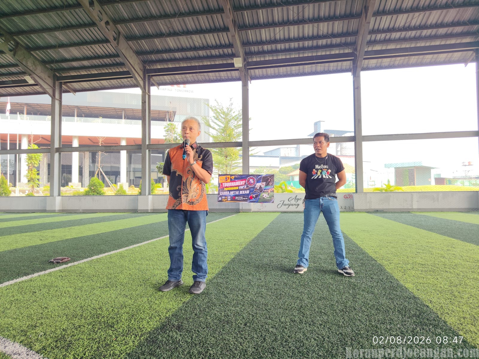 Sambutan Perwakilan Manajemen PT. Gunung Raja Paksi dalam Pangkorda Cup II 2026