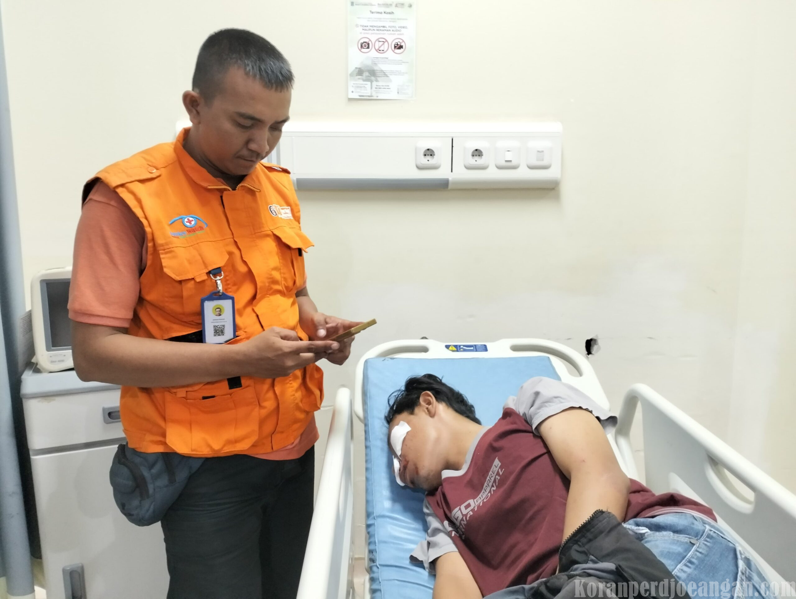 Relawan Jamkes Watch KSPI Surabaya Dampingi Buruh Korban Kecelakaan, Keluarga Soroti Dugaan Mutasi Sepihak