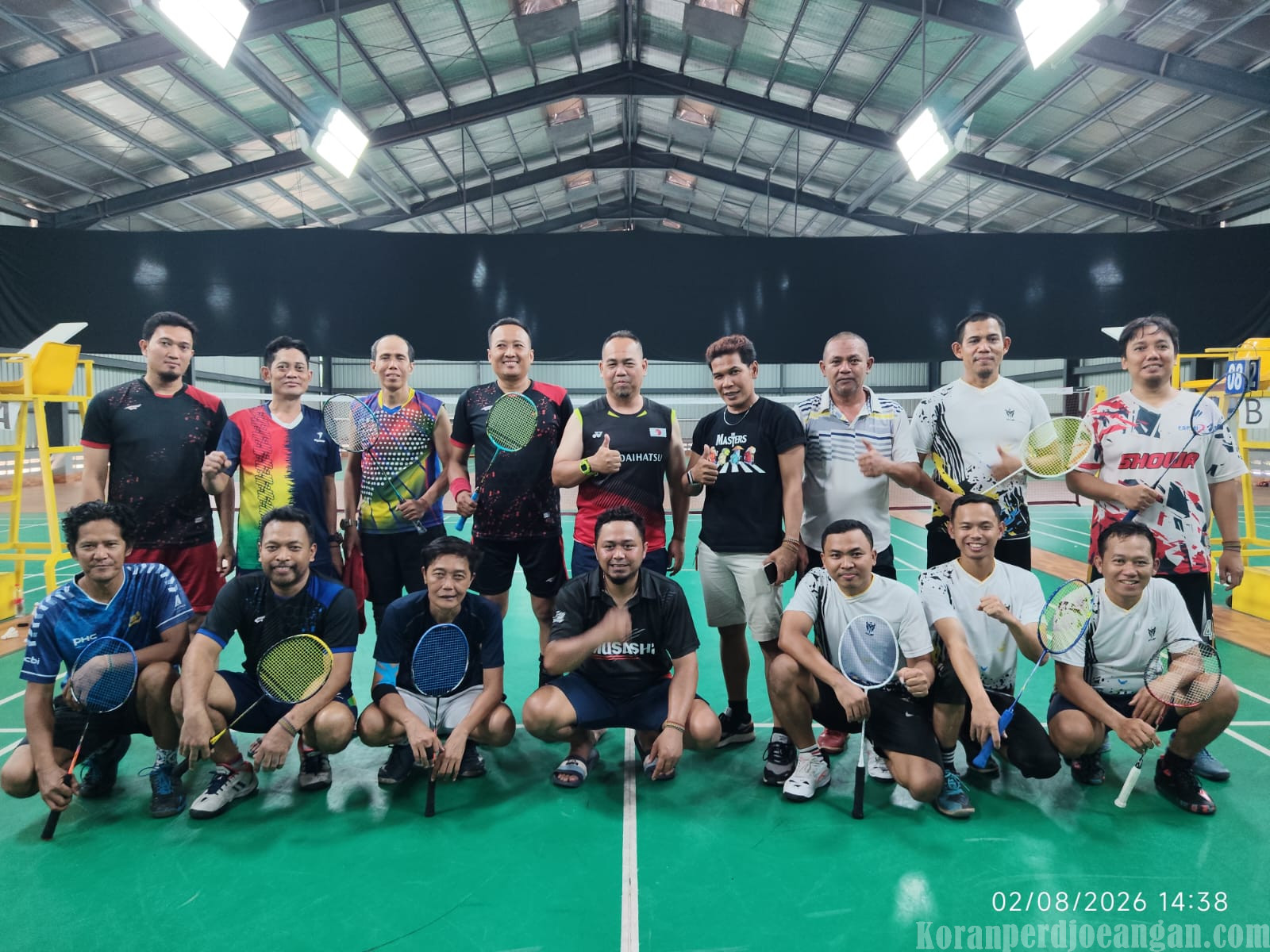 Garda Metal Area MM2100 Keluar sebagai Juara Pangkorda Cup Cabang Badminton