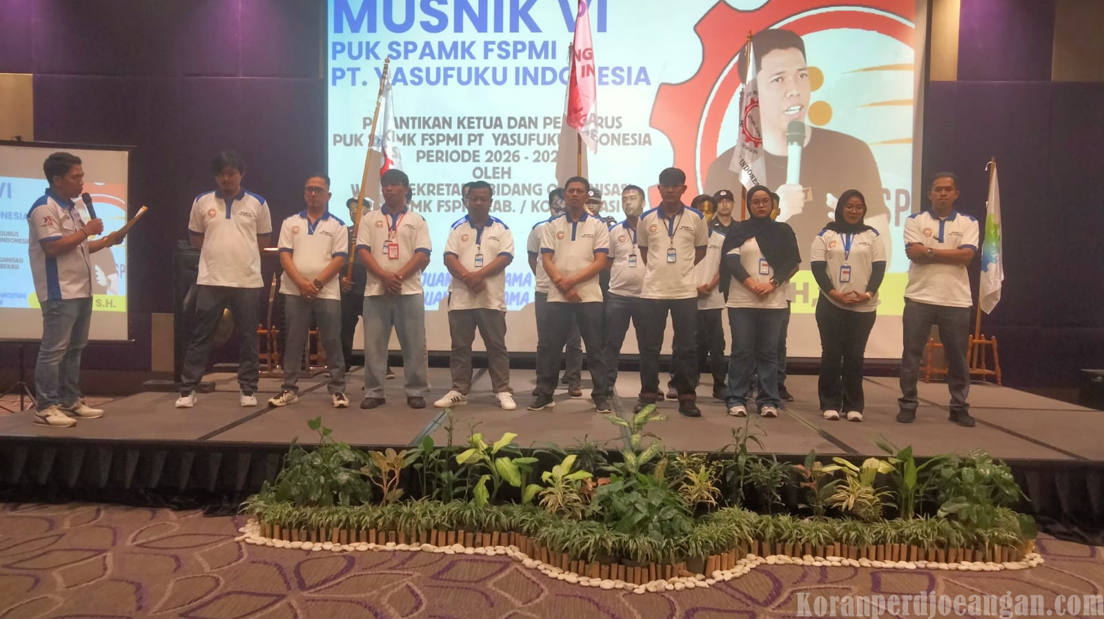 Jaka Umbara Terpilih menjadi Ketua PUK SPAMK FSPMI PT. Yasufuku Indonesia Periode 2026-2029