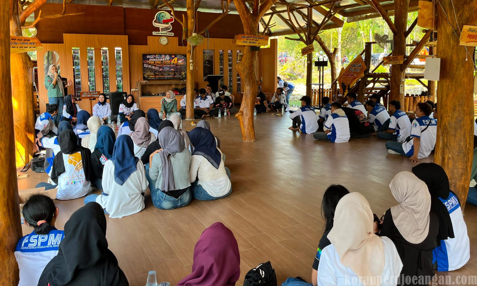 Semangat yang Ditanamkan Nabila Putri dalam Konsolidasi PUK SPAI-FSPMI PT Diamond Internasional Indonesia