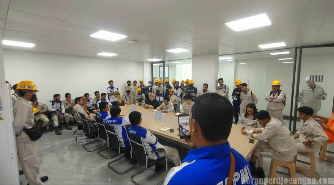 PUK SPLP FSPMI PT. TSI Sampaikan Aspirasi ke Manajemen, Tuntut Pemulihan Tunjangan Produksi Pekerja
