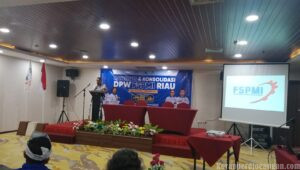 Gelar Konsolidasi, Ketua DPW FSPMI Riau: Jangan Takut Berjuang, Organisasi Harus Hadir di Tengah Anggota