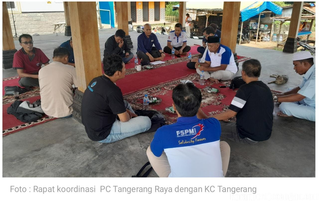 Rapat KC FSPMI Tangerang Raya Rapikan Kembali Pilar Organisasi