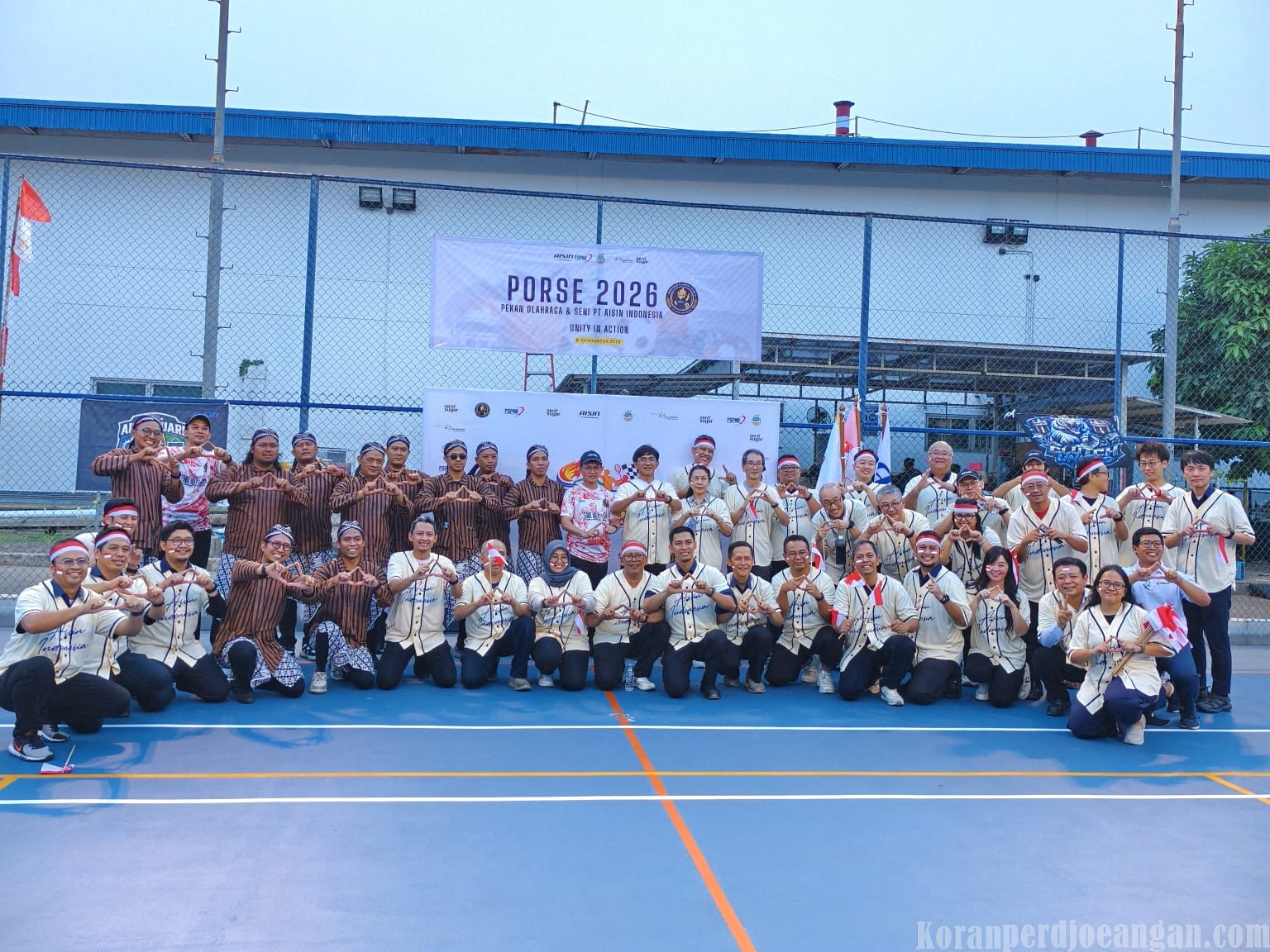 Usung Tema Unity in Action, Pembukaan PORSE 2026 PT. Aisin Indonesia Resmi Digelar