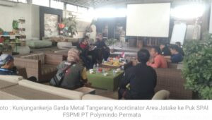 Kunjungan Kerja Garda Metal Tangerang Raya, Perkuat Sinergi Organisasi