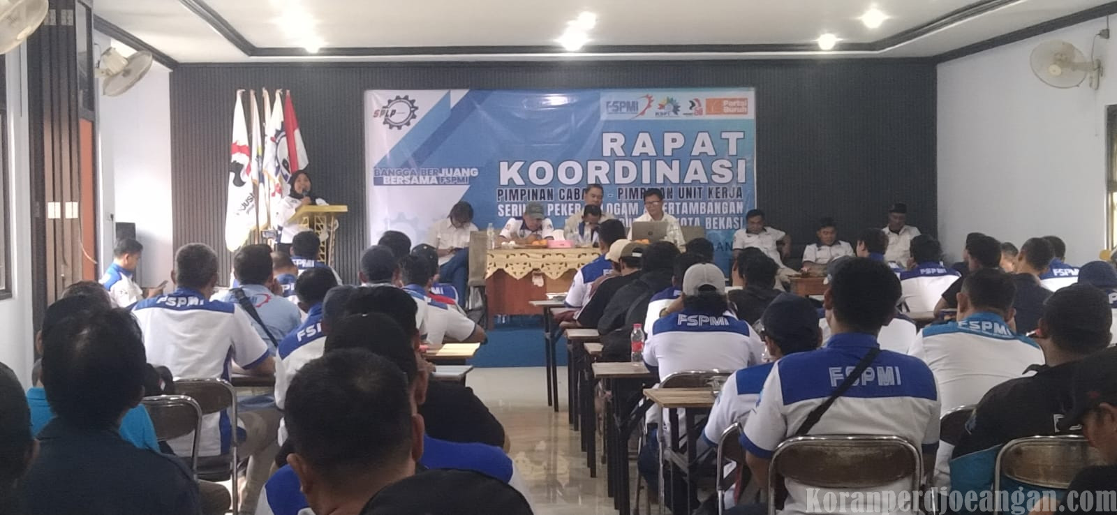 Isu Kekerasan Berbasis Gender Disampaikan Dalam Rakor SPLP FSPMI Bekasi