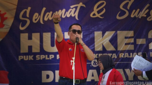 Pesan Penting Agus Pitono pada Peringatan HUT ke-2 PUK SPL FSPMI PT Kerta Rajasa Raya