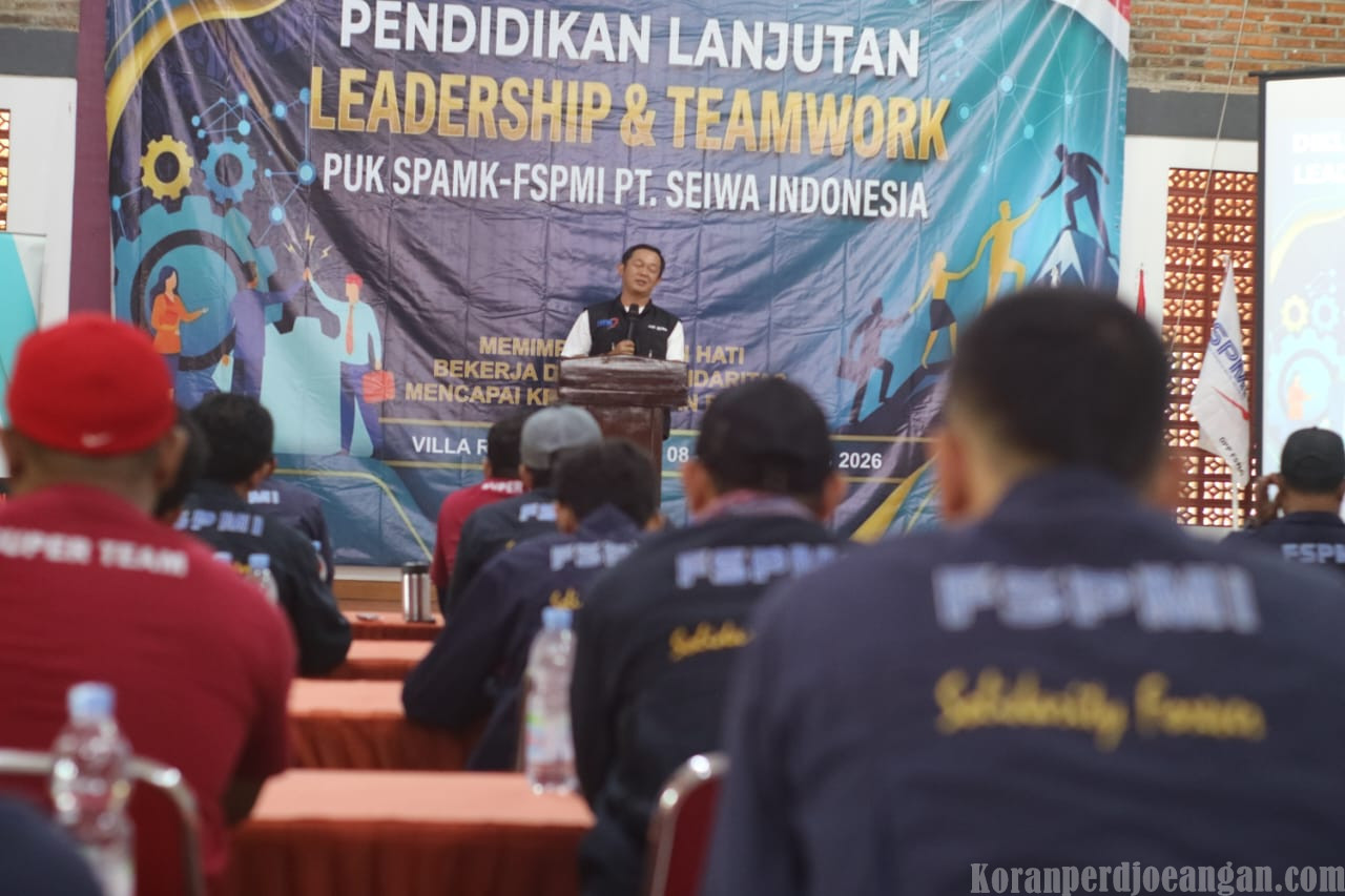 Kembangkan Kaderisasi dan Cetak Trainer Internal, PUK SPAMK FSPMI PT Seiwa Indonesia Gelar DIKLAN Leadership & Teamwork