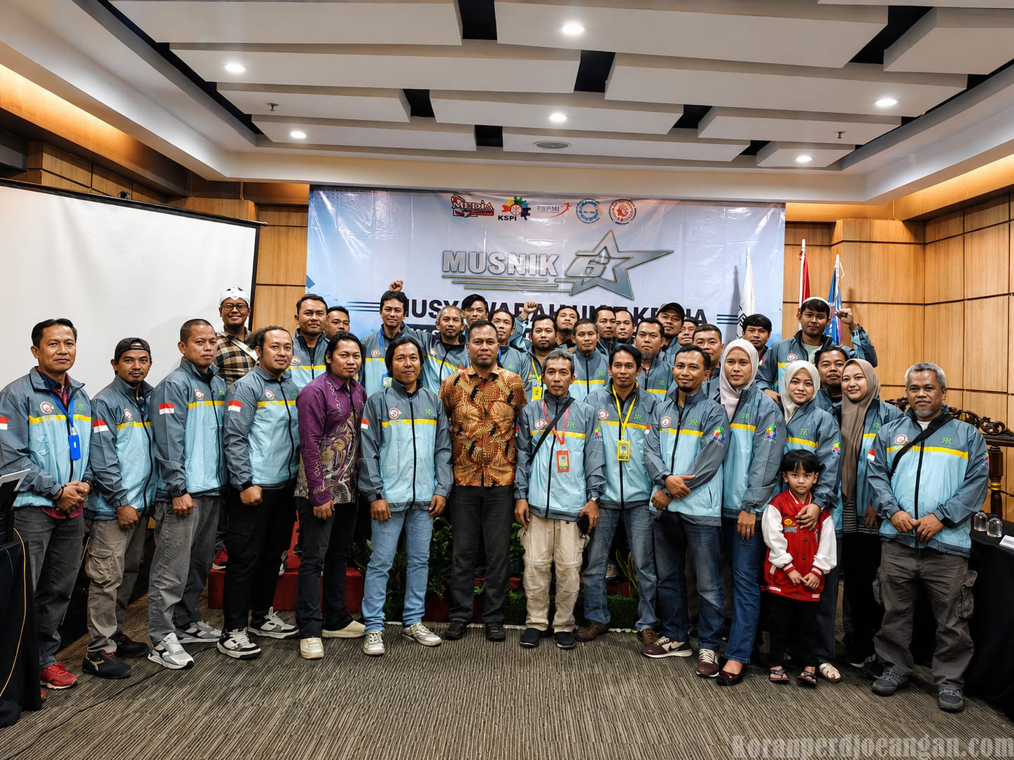 MUSNIK VI PUK SPAMK FSPMI PT HAMATETSU: Organisasi yang Kuat Lahir dari Anggota yang Kompak