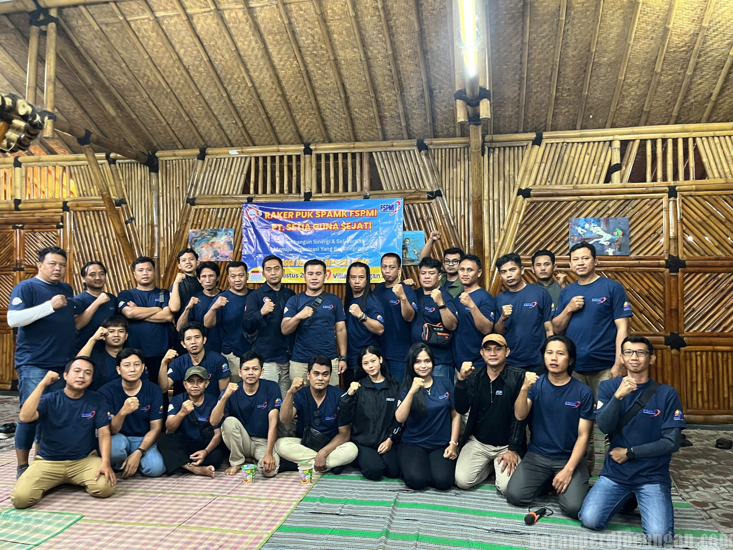 Rancang Program Kerja, PUK SPAMK FSPMI PT. SGS Adakan Raker