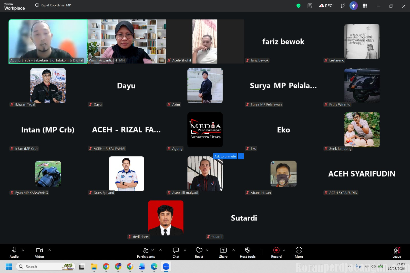 Perkuat Media sebagai Pilar Perjuangan, Media Perdjoeangan FSPMI Konsolidasikan 14 Daerah