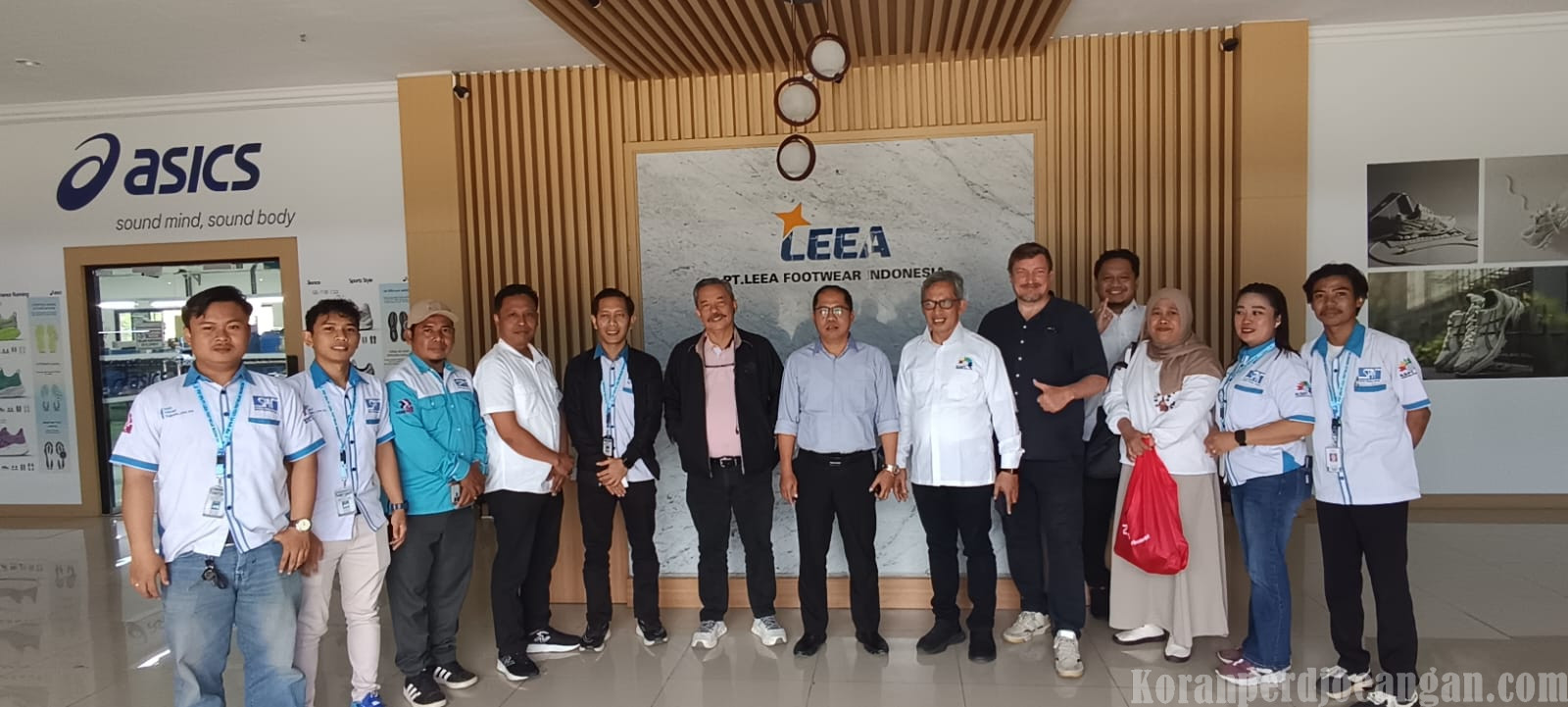 Usai Penutupan Organising KSPI–LO, Rombongan Kunjungi PT Leea FooT Wear Indonesia Tegal