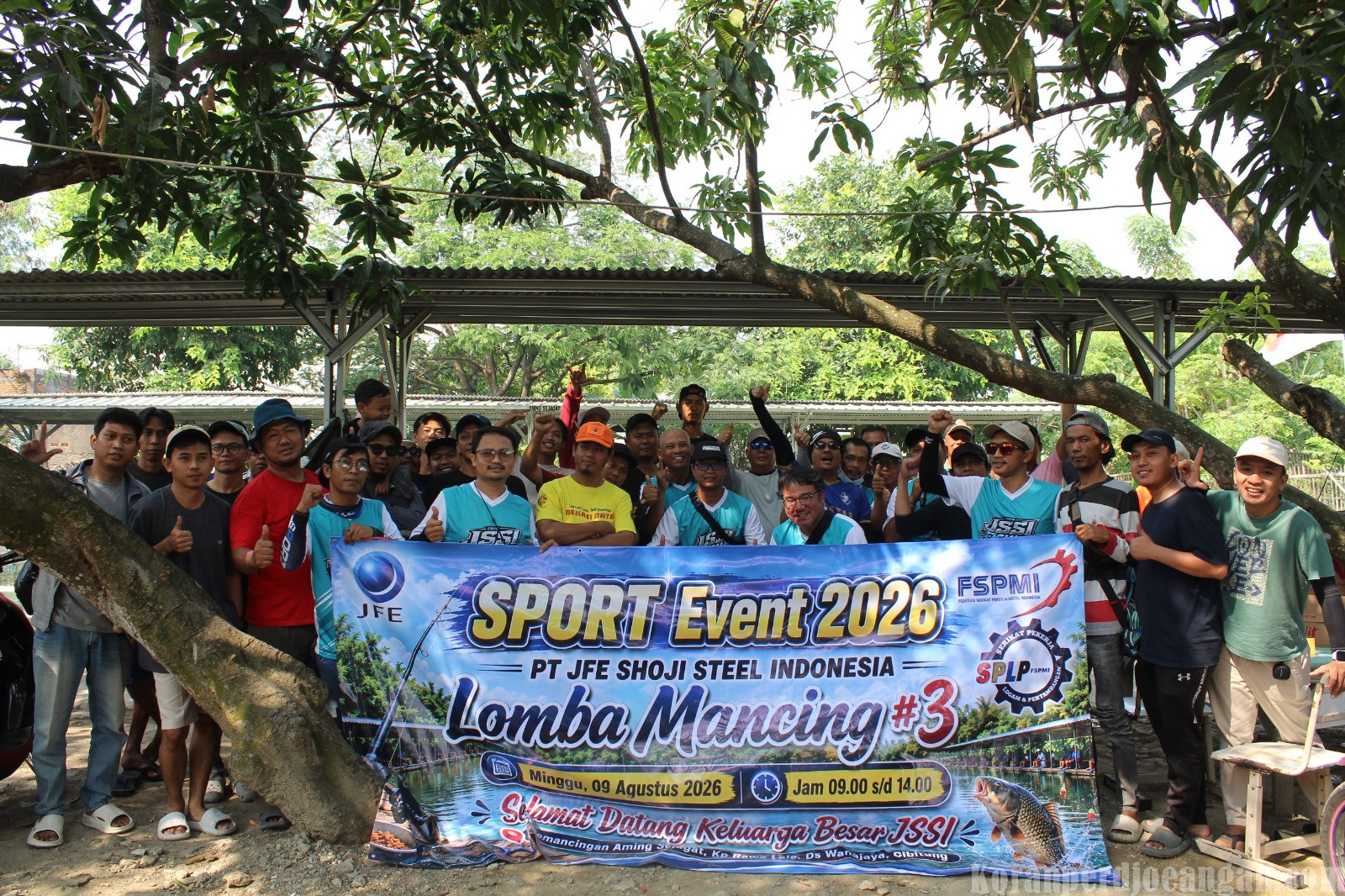 PT JFE Shoji Stell Indonesia Adakan Lomba Mancing
