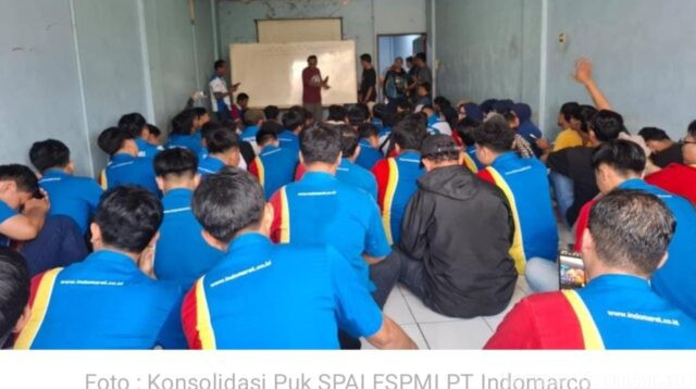 Konsolidasi PUK SPAI FSPMI PT Indomarco Prismatama Tangerang: Perjuangkan Pembayaran Upah Lembur Sesuai Ketentuan