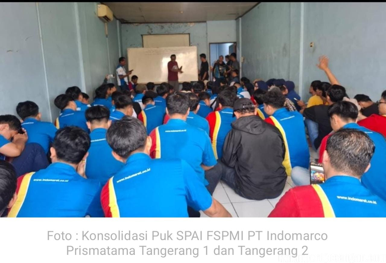 Konsolidasi PUK SPAI FSPMI PT Indomarco Prismatama Tangerang: Perjuangkan Pembayaran Upah Lembur Sesuai Ketentuan