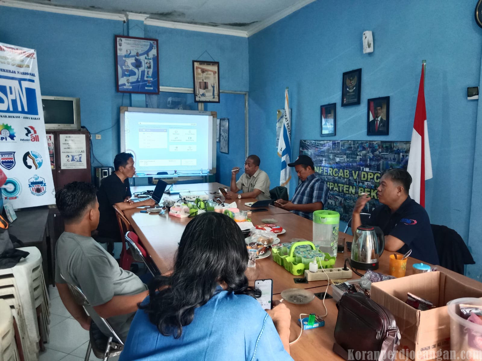 Rapat Depekab Bekasi Unsur Serikat Bahas Konsep Pengajuan Upah 2027