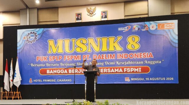 Flashback Perjuangan Disampaikan dalam Musnik 8 Pimpinan Unit Kerja FSPMI PT. Daelim