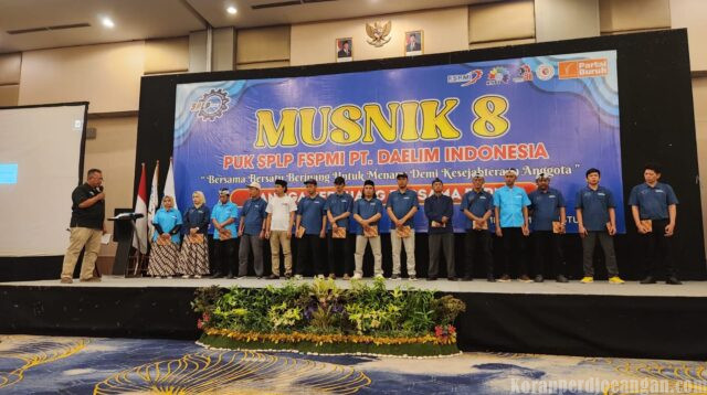 Musnik 8 PUK SPLP FSPMI PT Daelim Indonesia Resmi Bentuk Kepengurusan Periode 2026–2030
