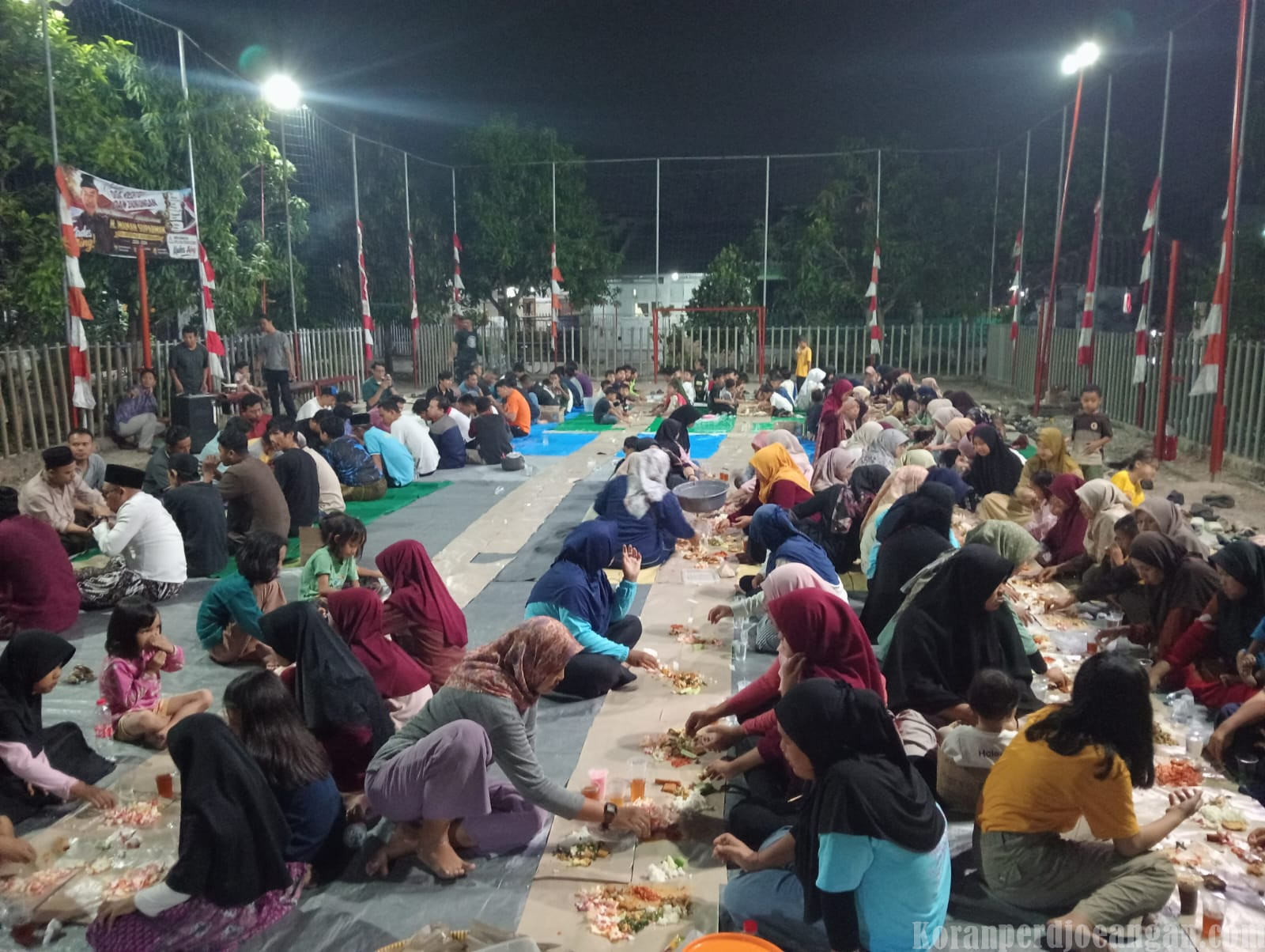 Warga RT 007/08 Asri Pratama Isi Malam HUT 81 RI dengan Tasyakuran dan Makan Bersama